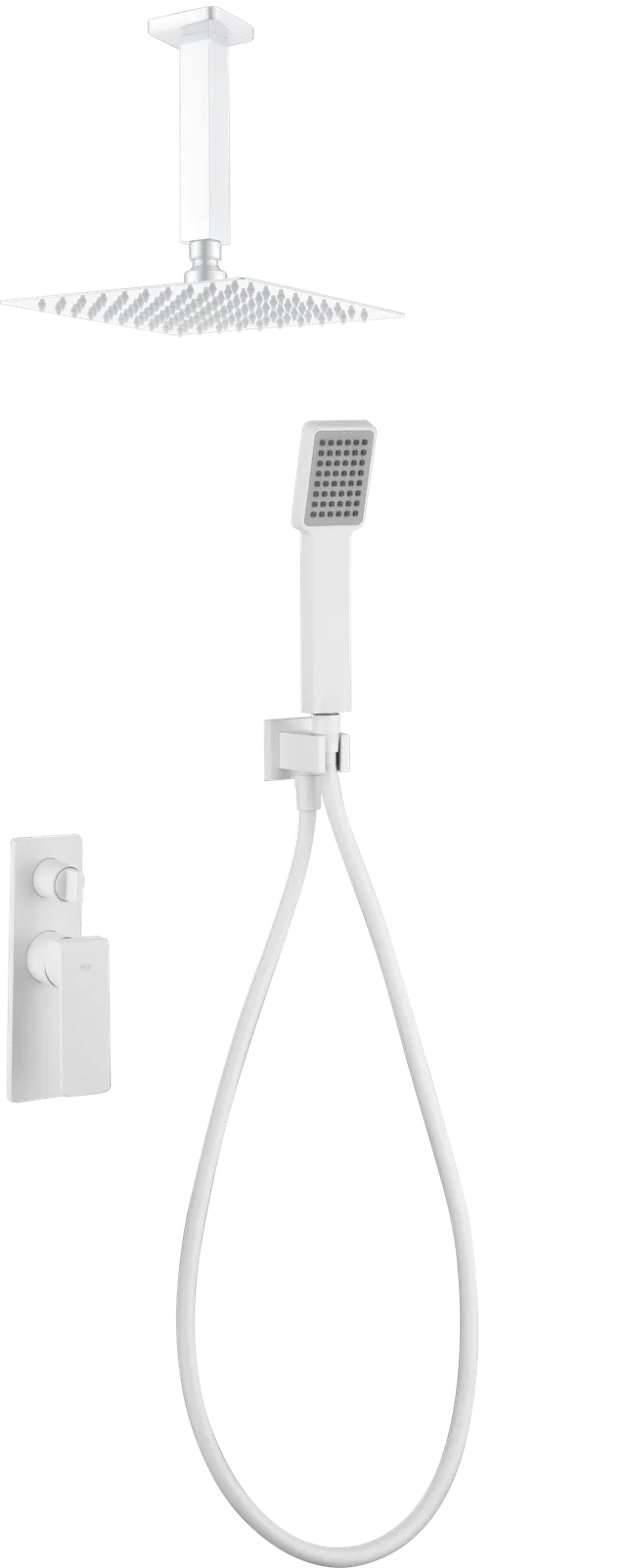 Ensemble de douche encastré monocommande Nadi