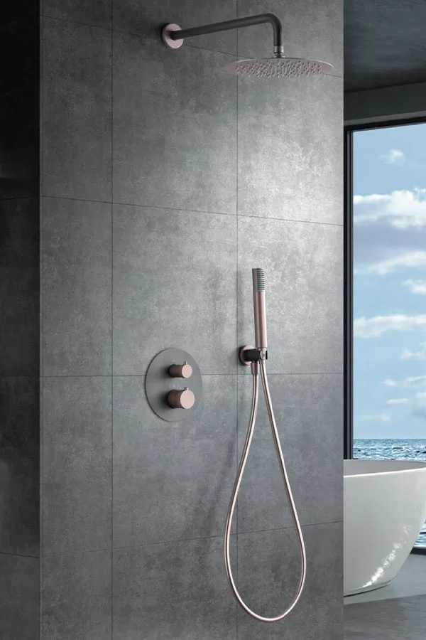 Ensemble de douche encastré thermostatique Line