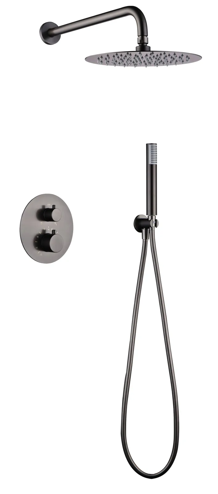 Ensemble de douche encastré thermostatique Monza