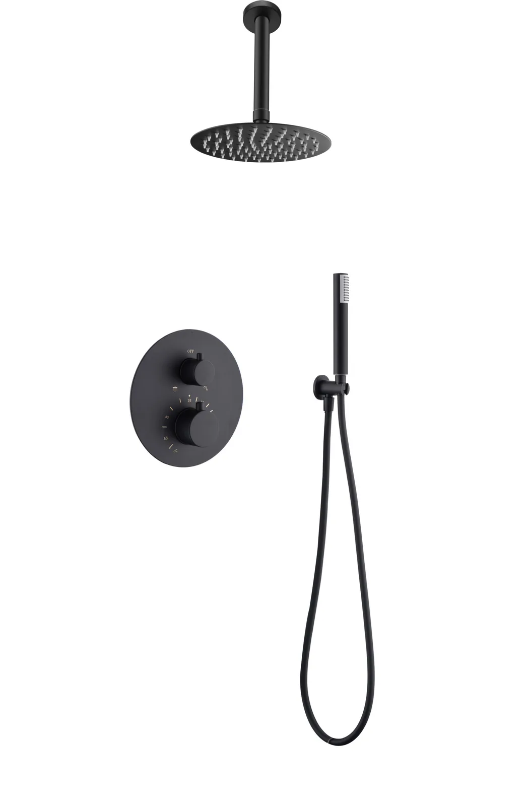 Ensemble de douche encastré thermostatique Tívoli