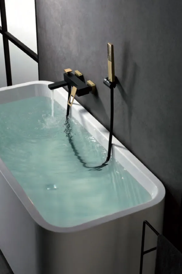Robinetterie bain-douche encastrée monocommande Suecia
