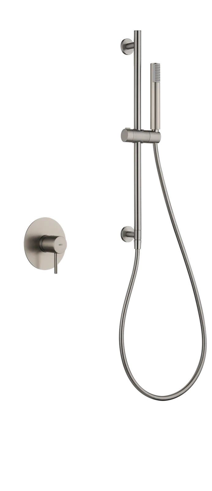 Set de douche monocommande 1 voie avec barre support douchette Monza