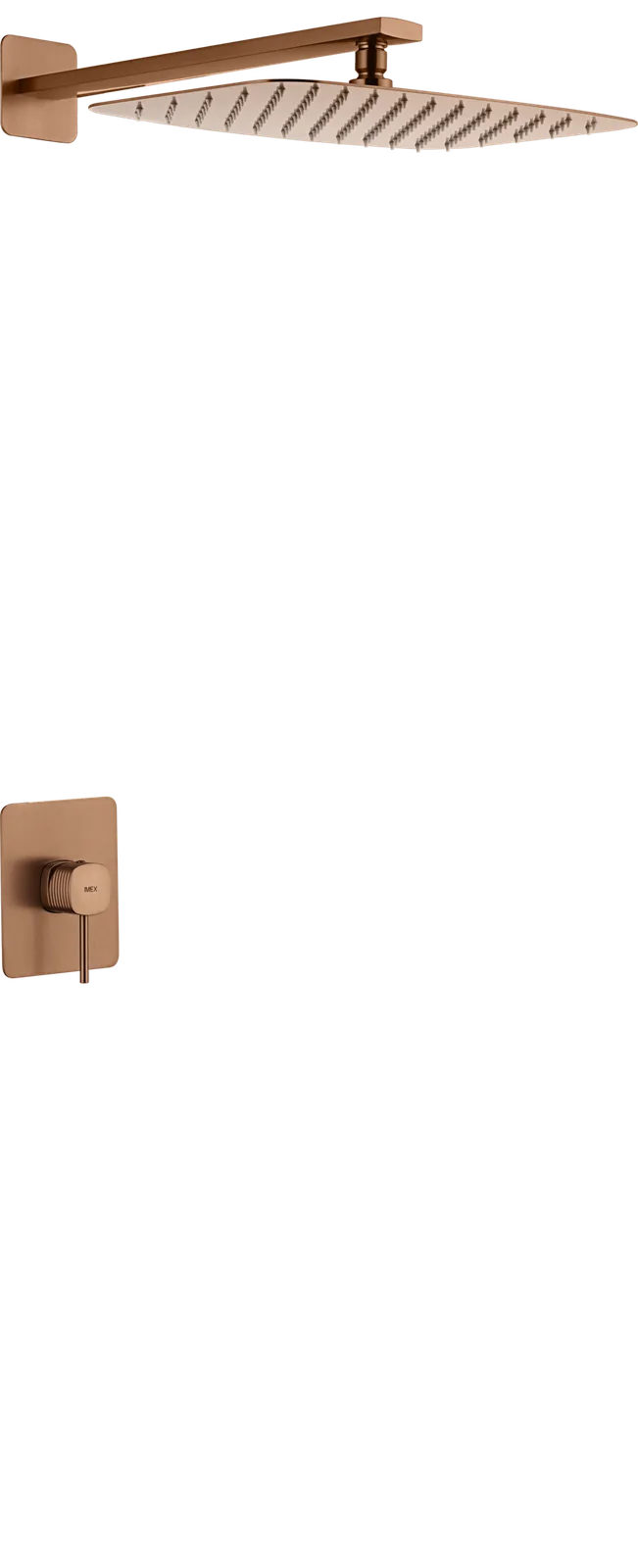 Set de douche monocommande 1 voie avec pomme de douche Firenze