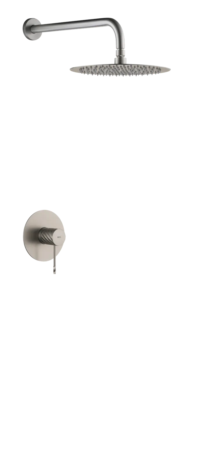 Set de douche monocommande 1 voie avec pomme de douche Génova